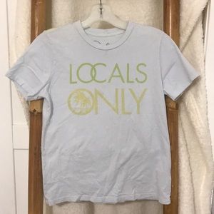 Boys Size 10 Locals Only tee
